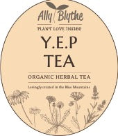 Y.E.P ORGANIC TEA – A Tea for Seasonal Change, Colds & Digestion - Yarrow, Elderflower & Peppermint